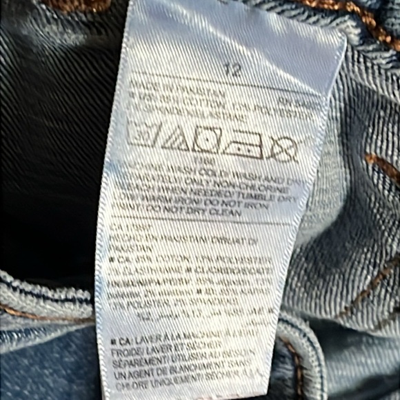 Old Navy Women’s Rockstar Super Skinny Ankle Light Wash Jeans Size 12 - Picture 9 of 9